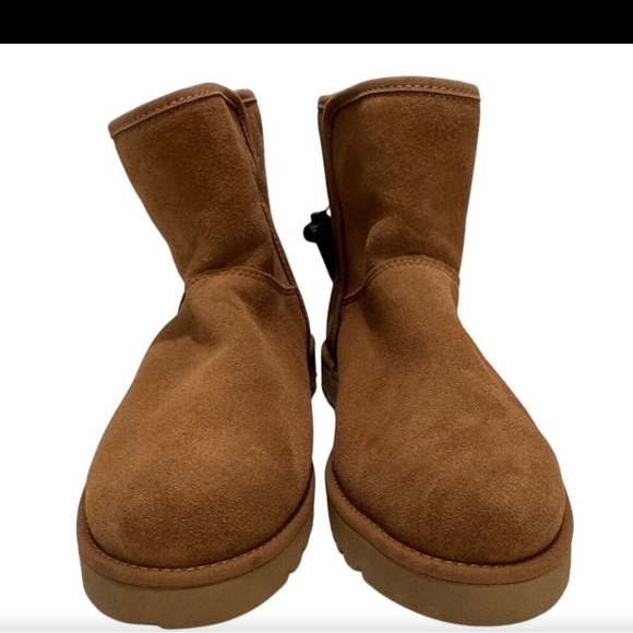 UGG Classic Tan Ankle Boots - Picture 2 of 8